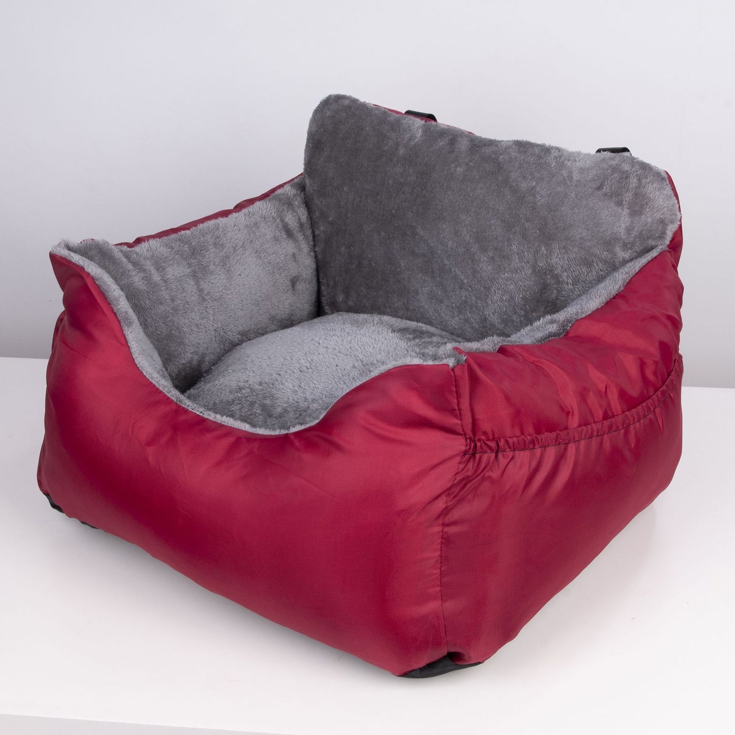 LuxSoft Car Pet Travel Bed & Safety Seat – Comfortable, Secure & Stress-Free Rides