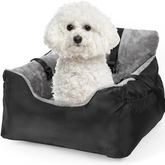 LuxSoft Car Pet Travel Bed & Safety Seat – Comfortable, Secure & Stress-Free Rides