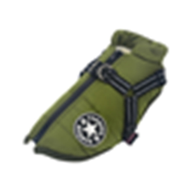 Waterproof Winter Warm Dog Jacket with Reflective Strap