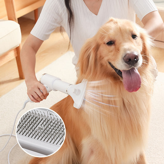 Pet Spa Dryer Brush – Gentle Heat, Smooth Fur, Happy Pets