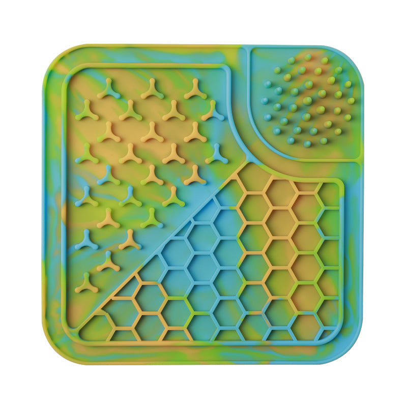 CalmChew™ Silicone Pet Lick Pad – Stress Relief, Slow Feeder & Fun Treat Time.