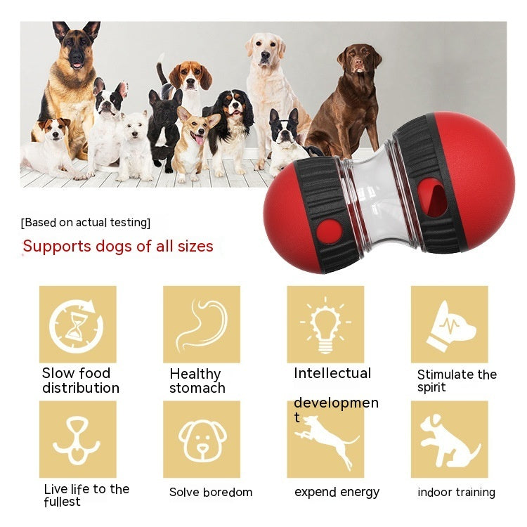 BrainBite™ Interactive Food Dispensing Tumbler Toy for Dogs