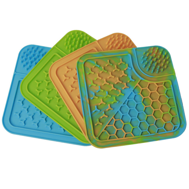 CalmChew™ Silicone Pet Lick Pad – Stress Relief, Slow Feeder & Fun Treat Time.