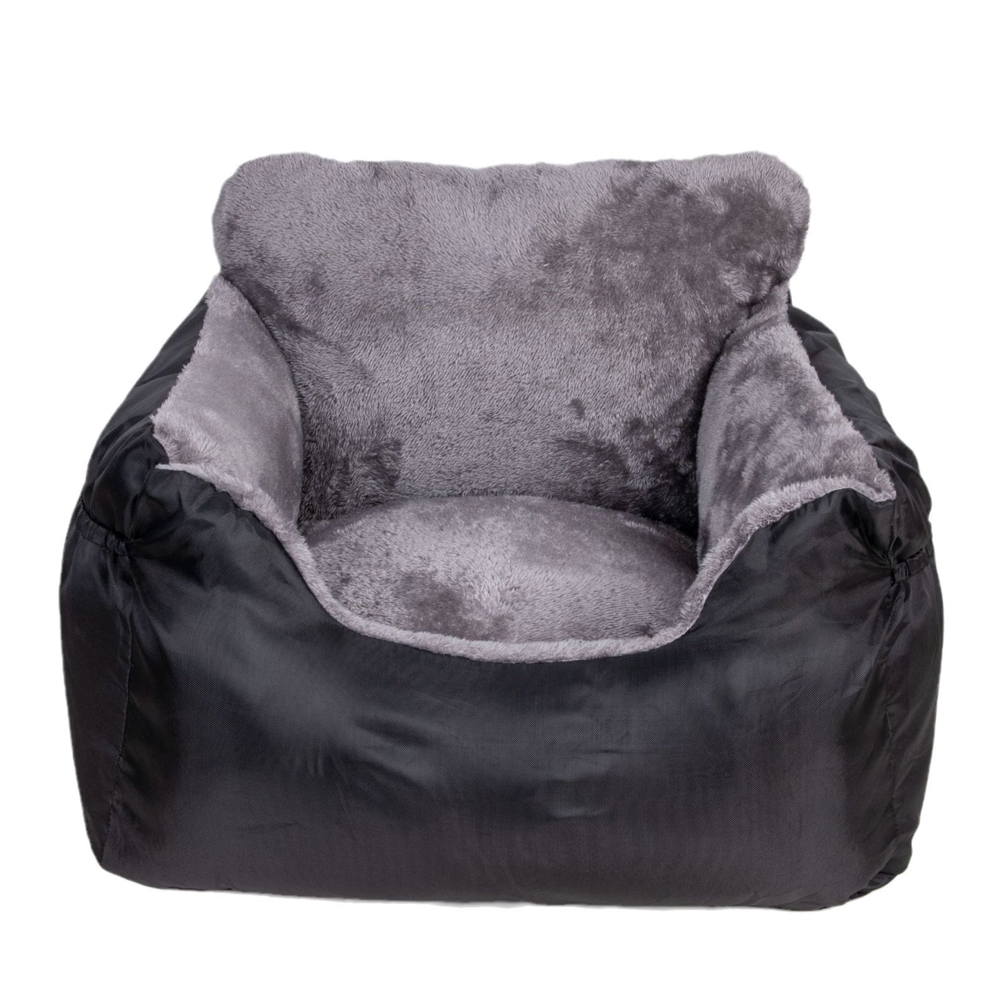 LuxSoft Car Pet Travel Bed & Safety Seat – Comfortable, Secure & Stress-Free Rides