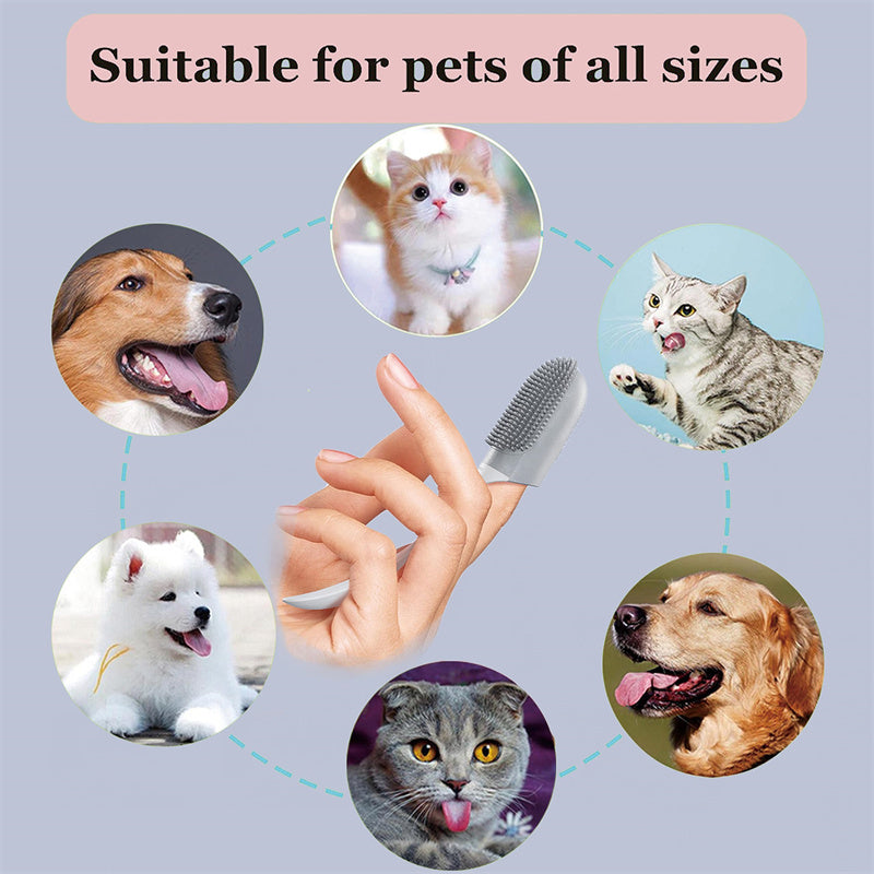 Pet Finger Toothbrush – Soft Silicone Oral Care Tool for Dogs & Cats | Urban Elans