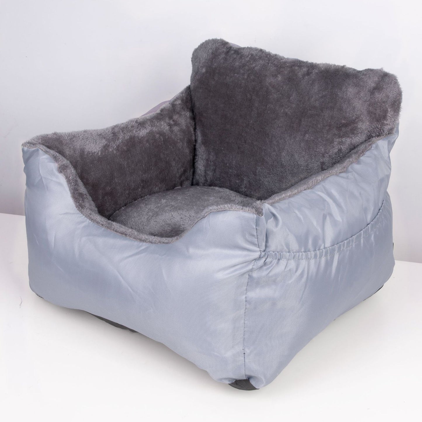 LuxSoft Car Pet Travel Bed & Safety Seat – Comfortable, Secure & Stress-Free Rides