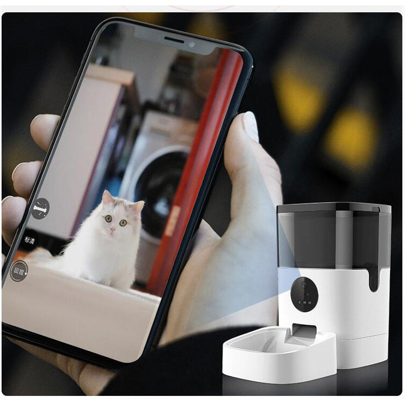 Intelligent Automatic Pet Feeder – Smart Food Dispenser for Cats & Dogs .