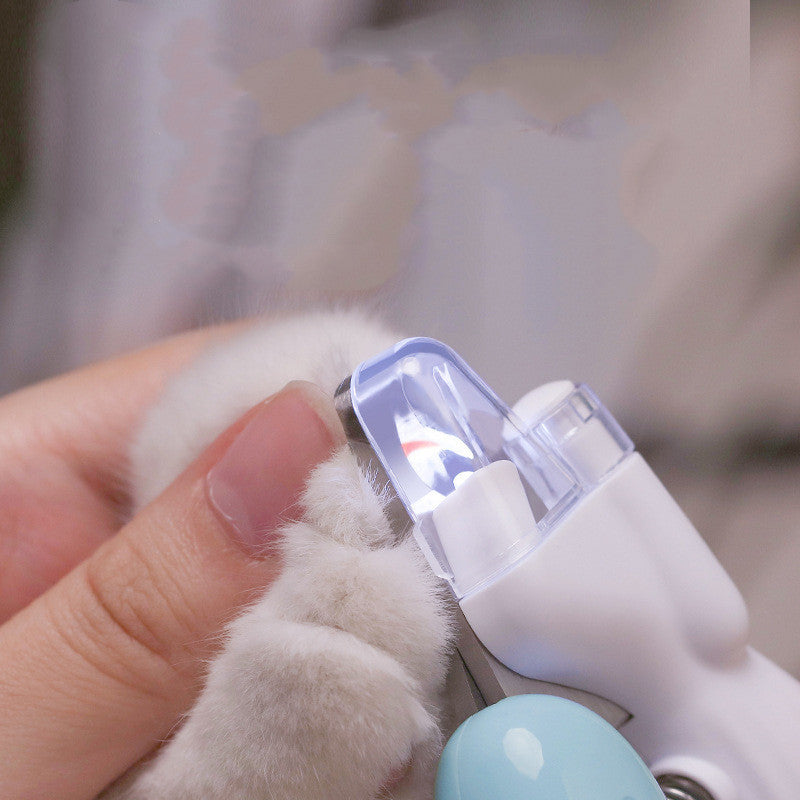 Silent Electric Pet Nail Grinder with LED Light – Stress-Free Grooming at Home