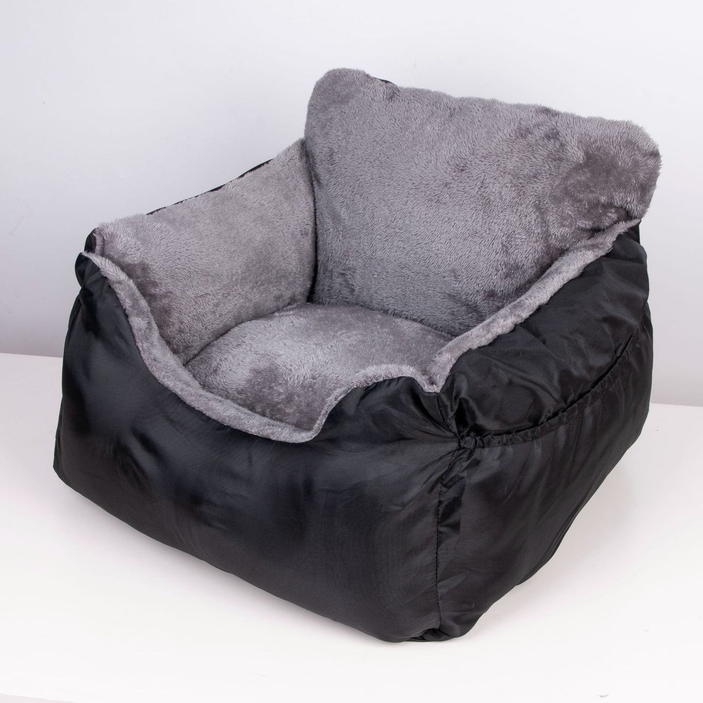 LuxSoft Car Pet Travel Bed & Safety Seat – Comfortable, Secure & Stress-Free Rides