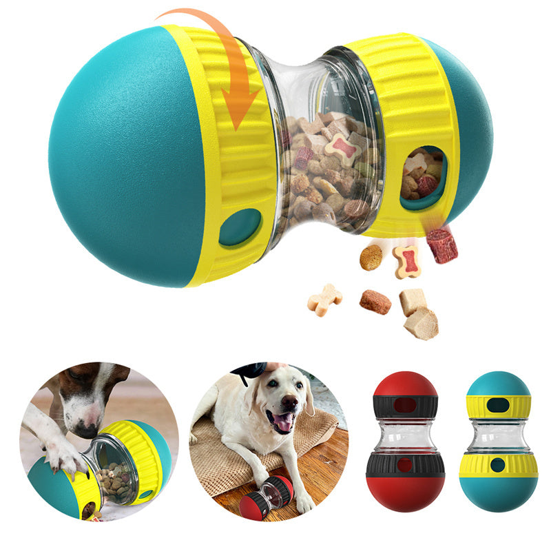 BrainBite™ Interactive Food Dispensing Tumbler Toy for Dogs