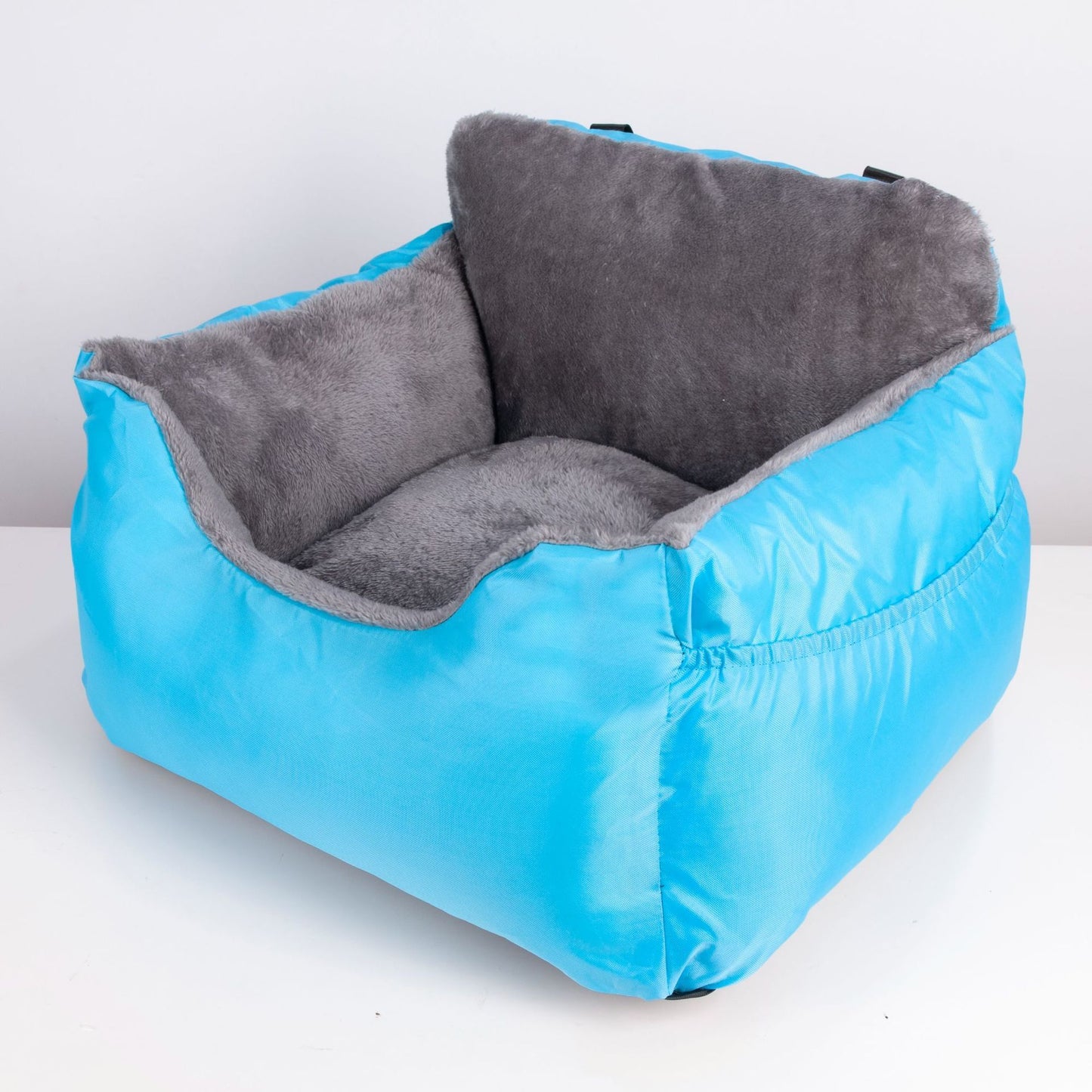 LuxSoft Car Pet Travel Bed & Safety Seat – Comfortable, Secure & Stress-Free Rides