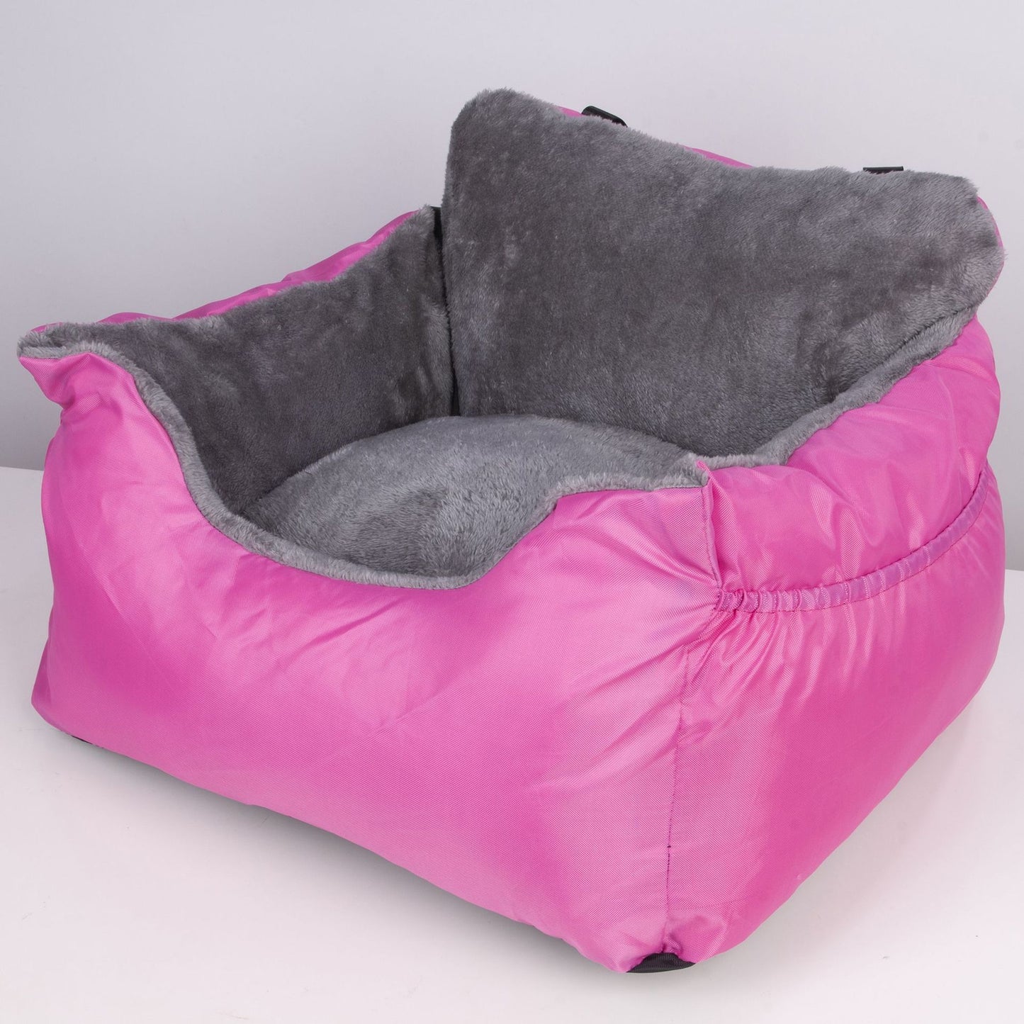 LuxSoft Car Pet Travel Bed & Safety Seat – Comfortable, Secure & Stress-Free Rides