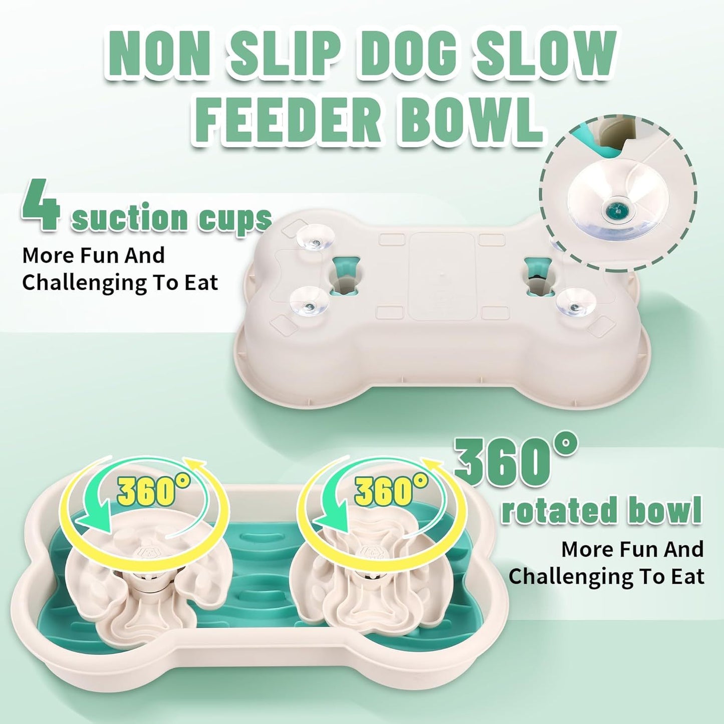 Slow Feeder Dog Bowl – Anti-Choking & Healthy Eating Bowl for Dogs | Urban Elans